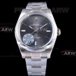 JF Factory Swiss 3132 Rolex Oyster Perpetual 39MM Movement Watch Gray Dial